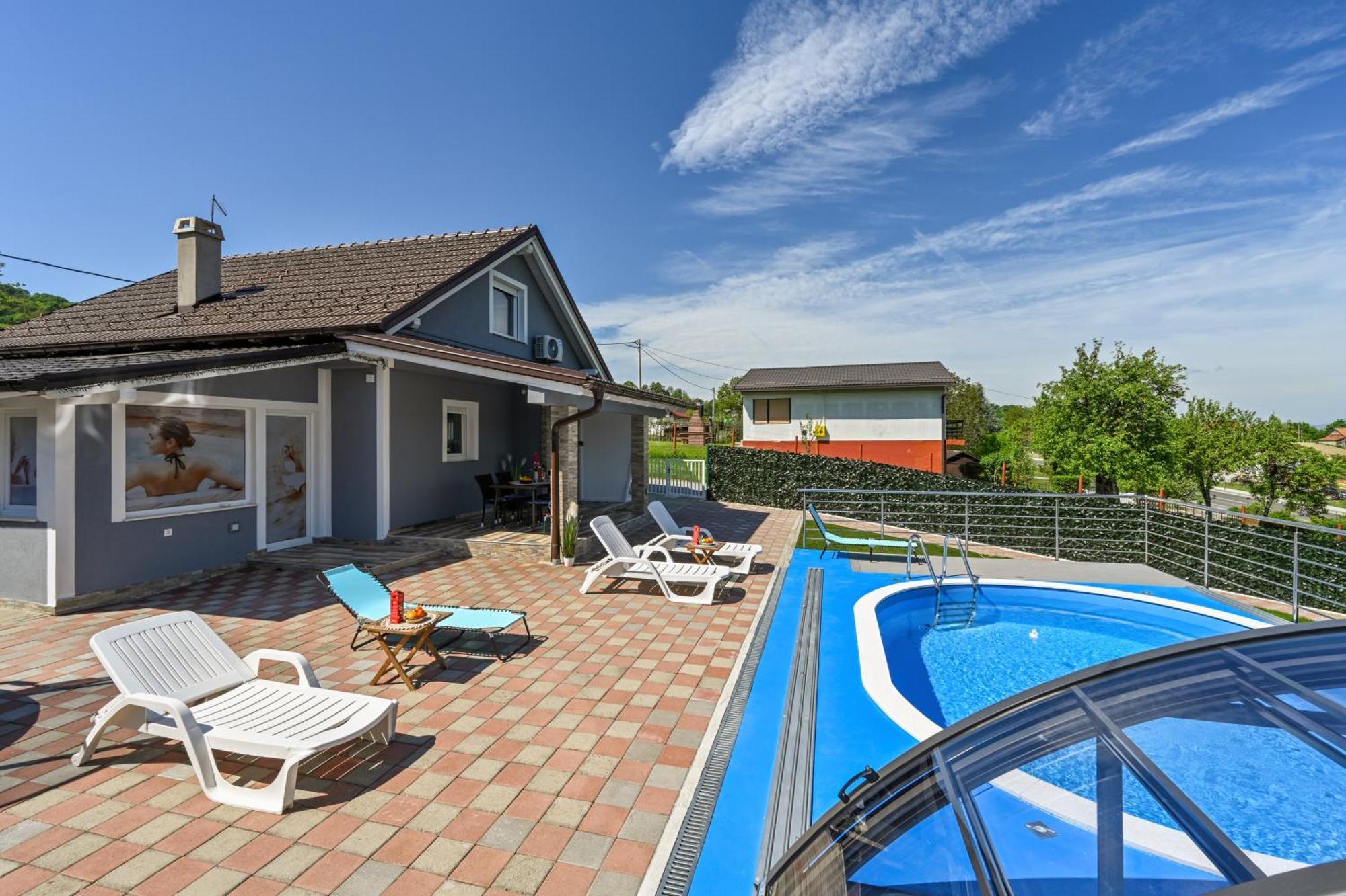 Cvetkova Hiza Sa Jacuzzijem Villa Tuheljske Toplice Exteriör bild